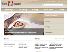 Tablet Screenshot of grevemuseum.dk